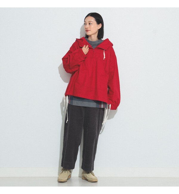 BEAMS BOY / サイドボタン アノラック パーカ 23FW|BEAMS WOMEN