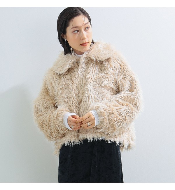 PENNEY'S × Ray BEAMS / 別注 ファー ジャケット|BEAMS WOMEN(ビームス