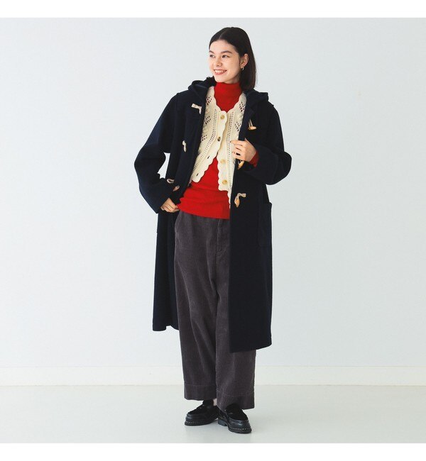 BEAMS BOY / モッサー ロングダッフルコート|BEAMS WOMEN(ビームス 