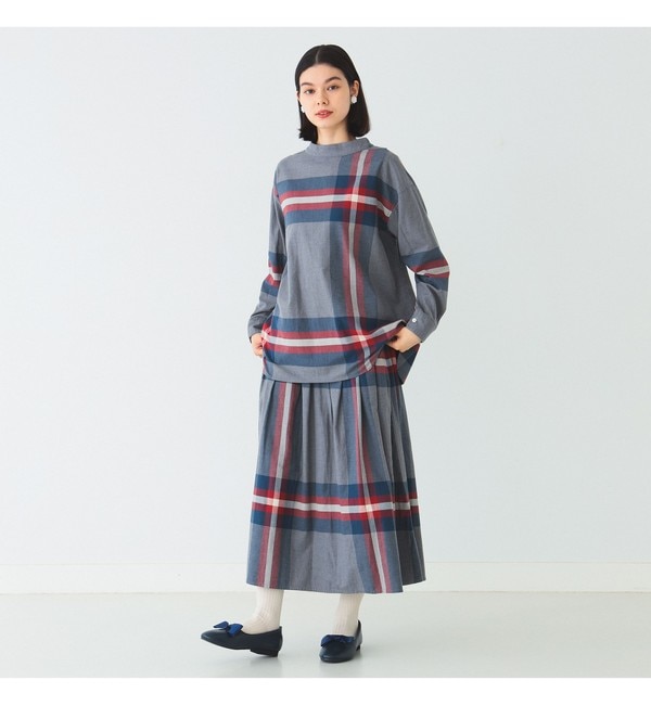 BEAMS BOY / ビッグタータン スカート 23FW|BEAMS WOMEN(ビームス