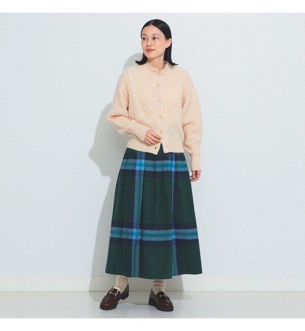 BEAMS BOY / ビッグタータン スカート 23FW|BEAMS WOMEN(ビームス 