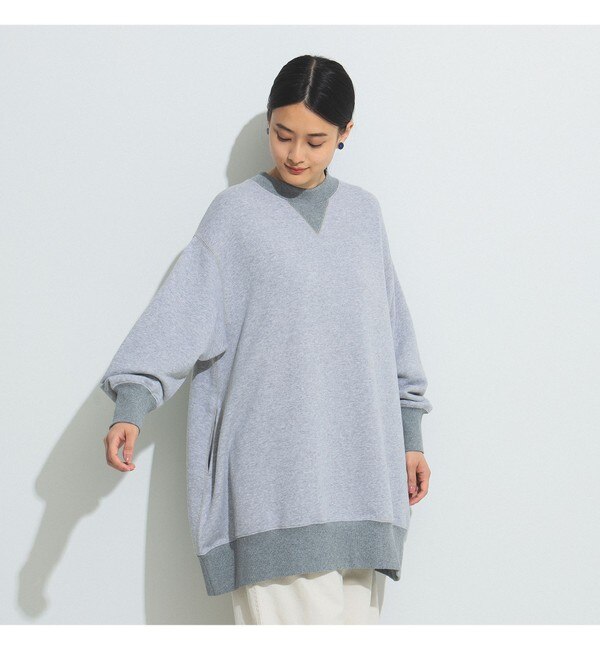 BEAMS BOY / フレンチテリー クルーネック ワンピース|BEAMS WOMEN