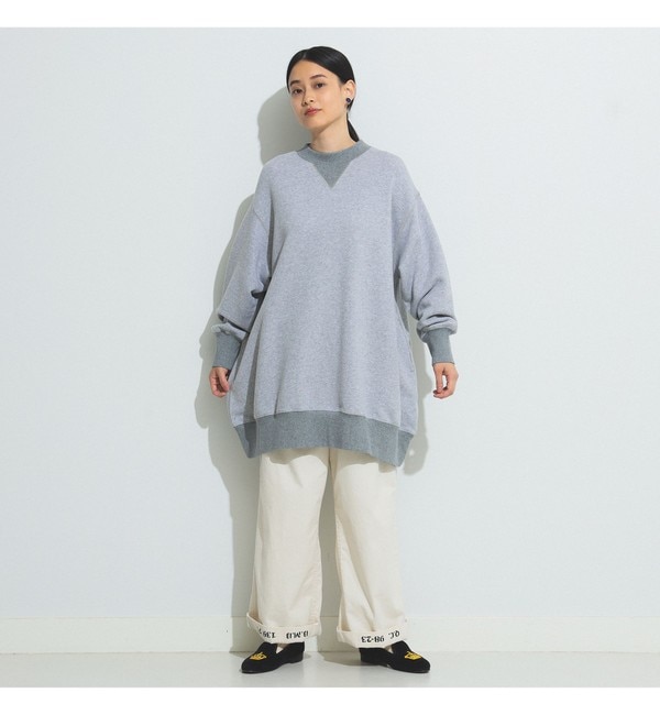 BEAMS BOY / フレンチテリー クルーネック ワンピース|BEAMS WOMEN