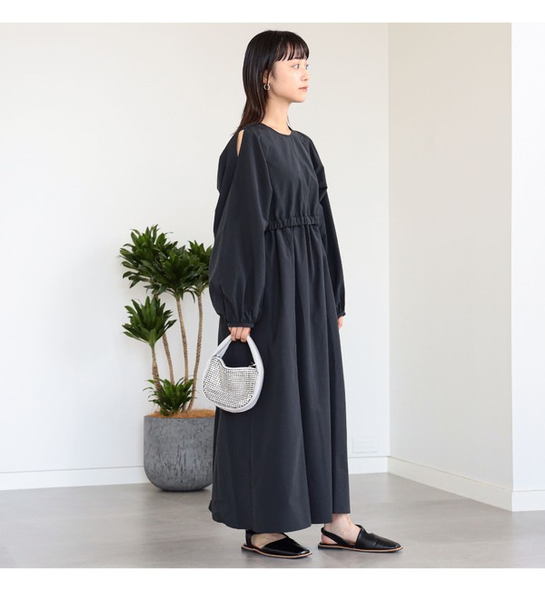 Ray BEAMS / ショルダー スリット ワンピース|BEAMS WOMEN(ビームス