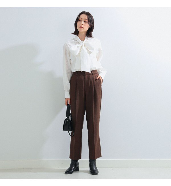 Ray BEAMS / ボウタイ 2Way ブラウス|BEAMS WOMEN(ビームス ウィメン