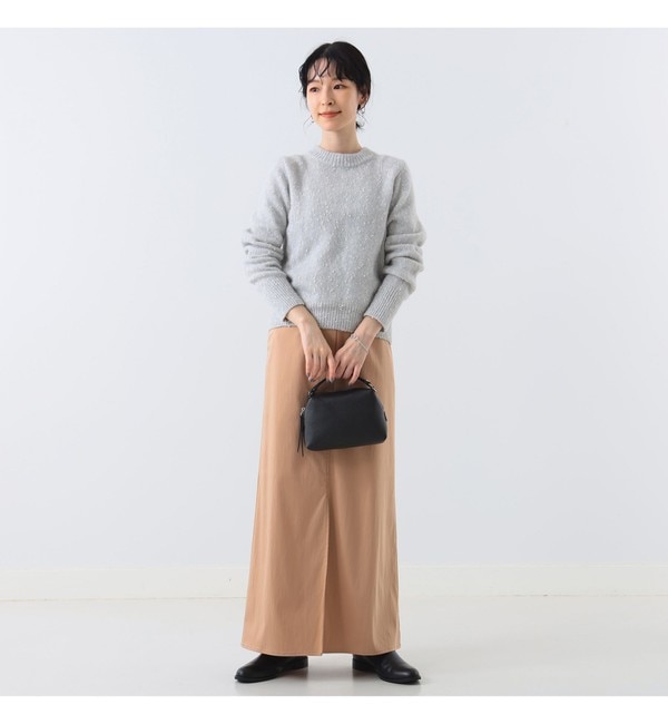 Demi-Luxe BEAMS / カラースラブ ショート ニット|BEAMS WOMEN