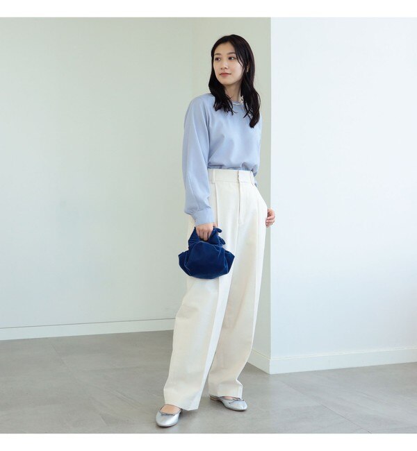 Demi-Luxe BEAMS / マイクロピーチ ブラウス|BEAMS WOMEN(ビームス