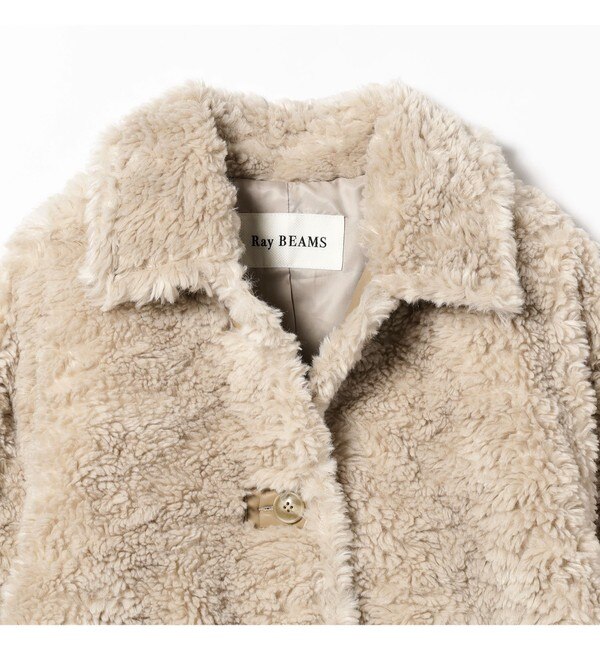 Ray BEAMS / ボア ハーフコート|BEAMS WOMEN(ビームス ウィメン)の通販