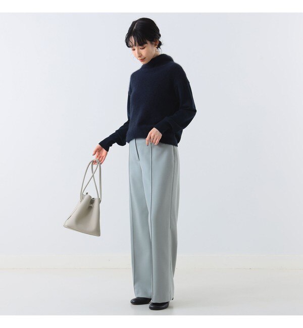 Demi-Luxe BEAMS / フラッフィ ボトルネックニット|BEAMS WOMEN