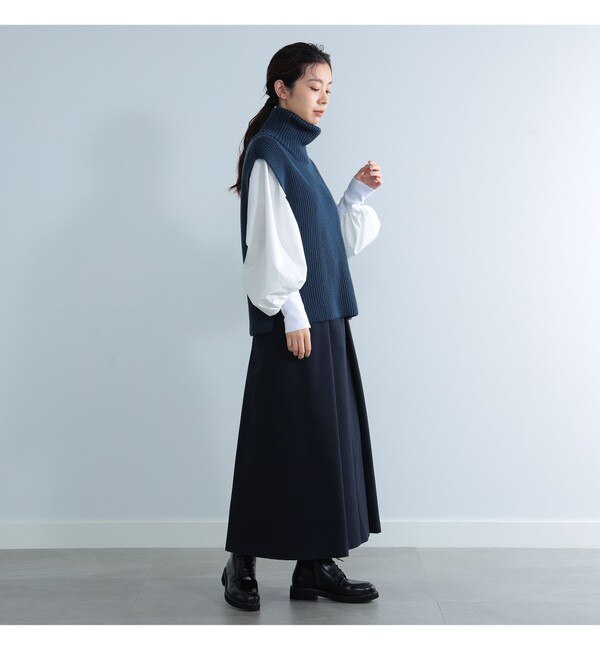 AK+1 / 畦編み ハイネックベスト|BEAMS WOMEN(ビームス ウィメン)の