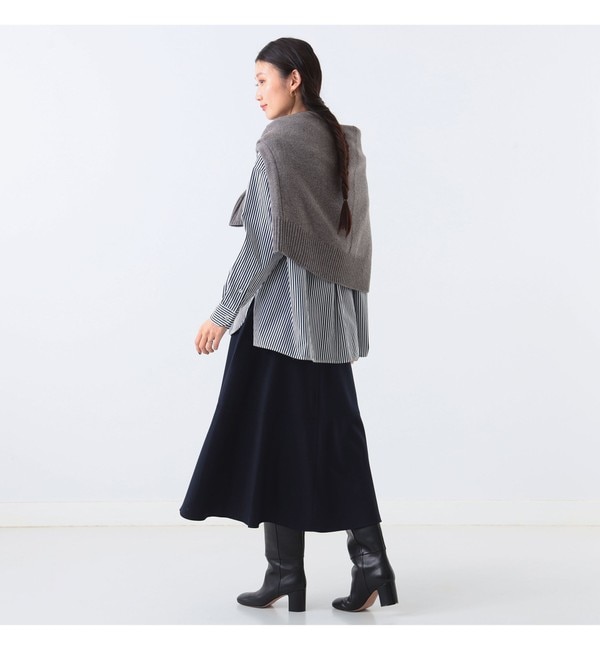 Demi-Luxe BEAMS / ウールサキソニー フレアスカート|BEAMS WOMEN