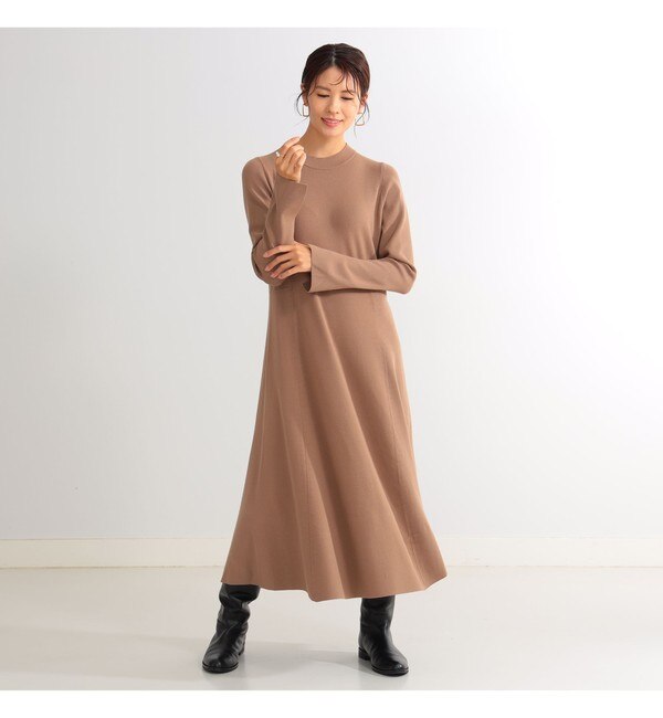 Demi-Luxe BEAMS / フレア ニットワンピース|BEAMS WOMEN(ビームス