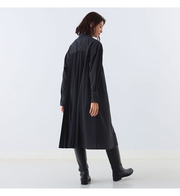 Demi-Luxe BEAMS / バックプリーツ シャツワンピース|BEAMS WOMEN