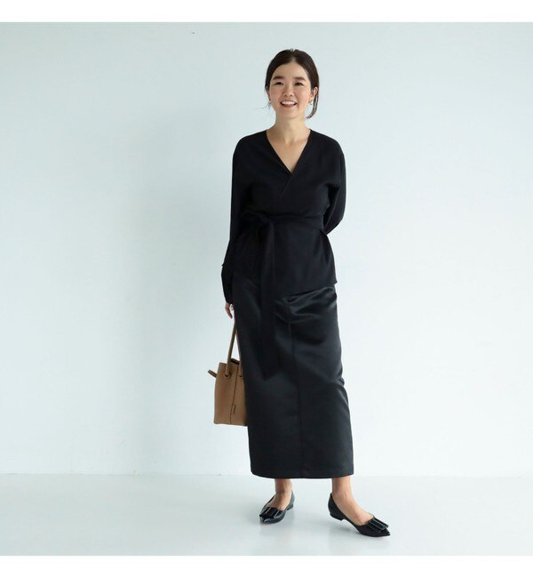 Demi-Luxe BEAMS / 2WAY カシュクールブラウス.M|BEAMS WOMEN(ビームス