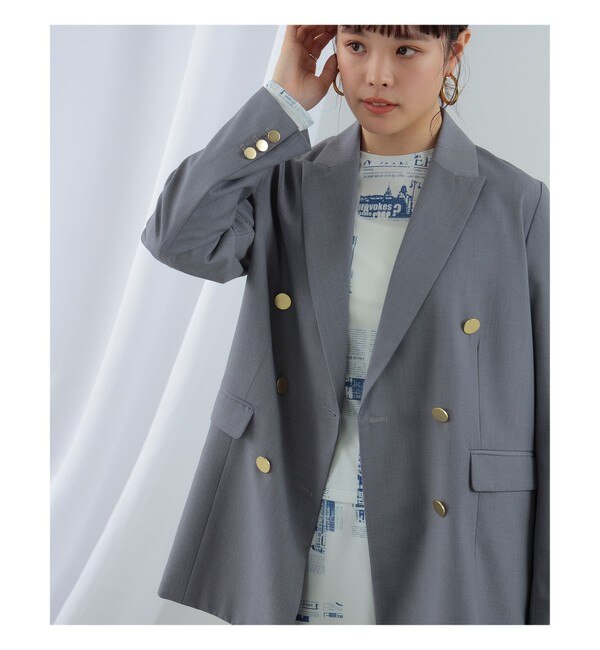 Ray BEAMS / 6ボタン ダブル ブレザー|BEAMS WOMEN(ビームス ウィメン)の通販｜アイルミネ