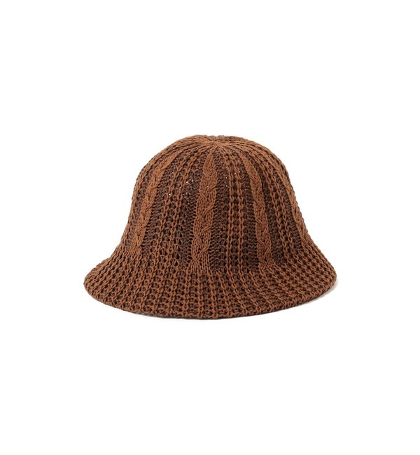yr[X@EB/BEAMS WOMENz 88 / RECYCLED POLYESTER CABLE BELL HAT