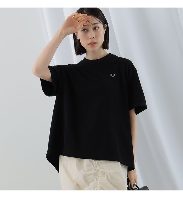 FRED PERRY × Ray BEAMS / 別注 Reluxed Pique T-shirt|BEAMS WOMEN