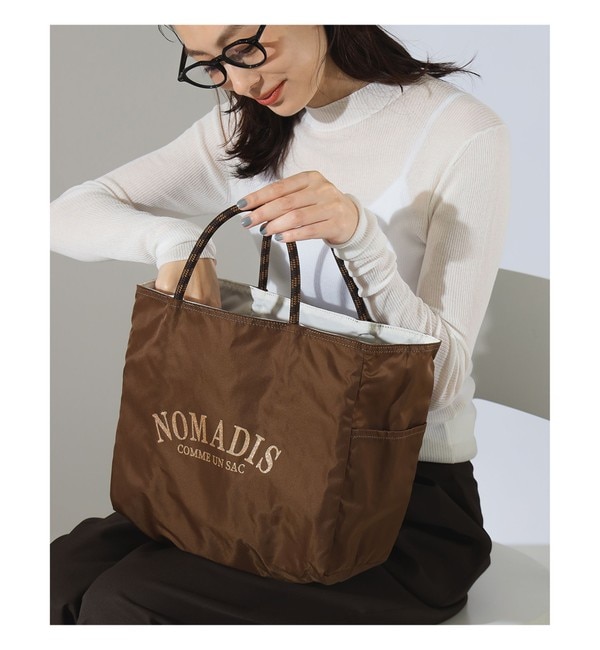 NOMADIS × Demi-Luxe BEAMS / 別注 SAC2 W リバーシブル ロゴトートバッグ