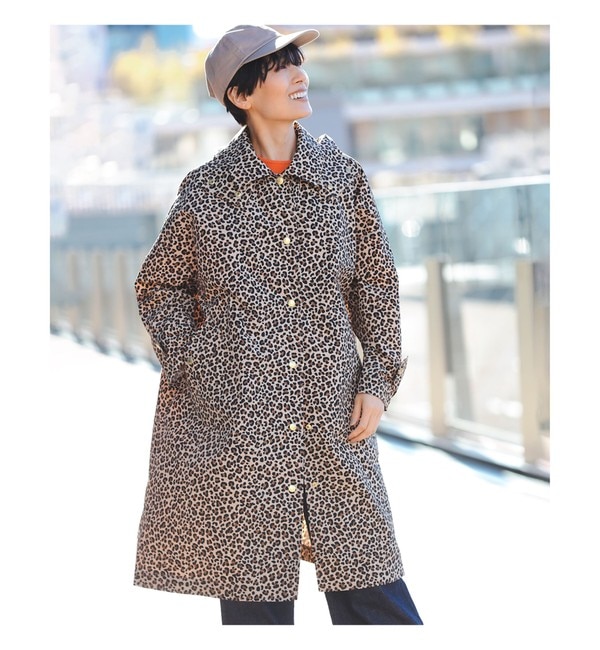 【ビームス　ウィメン/BEAMS WOMEN】 Traditional Weatherwear / Malton フード レオパード コート