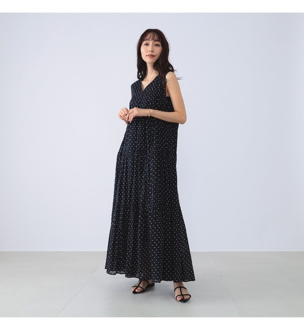 BEAMS WOMEN/ ne Quittez pas/ ソリッドノースリーブ - ワンピース