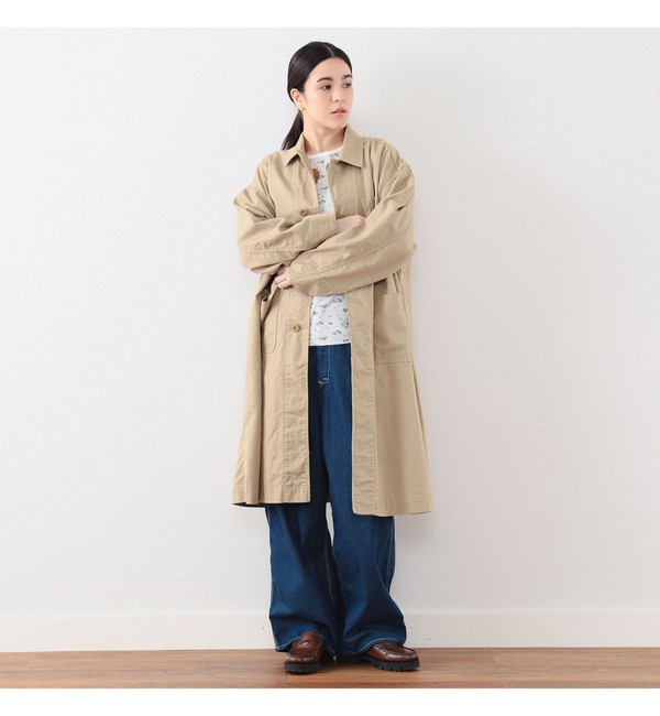 BEAMS BOY / コットン ツイル ワーク コート|BEAMS WOMEN(ビームス ...