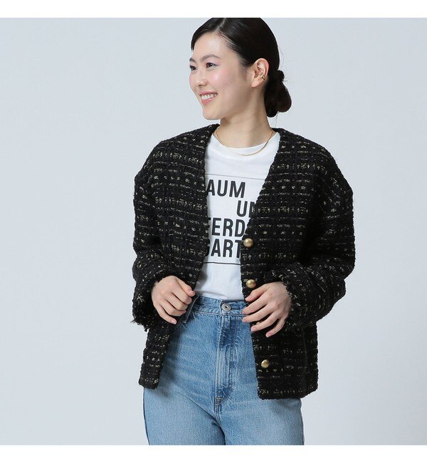 Demi-Luxe BEAMS / ファンシーツイード ジャケット|BEAMS WOMEN 