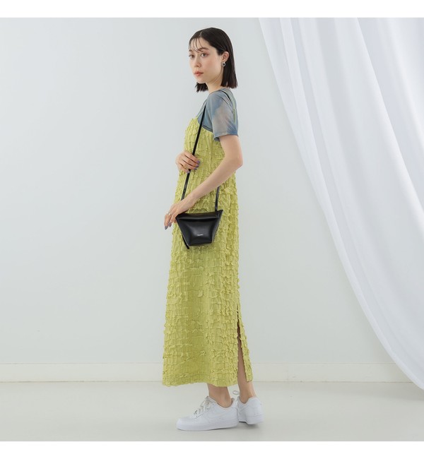 Ray BEAMS / フクレ ジャカード タイト キャミ ワンピース|BEAMS WOMEN