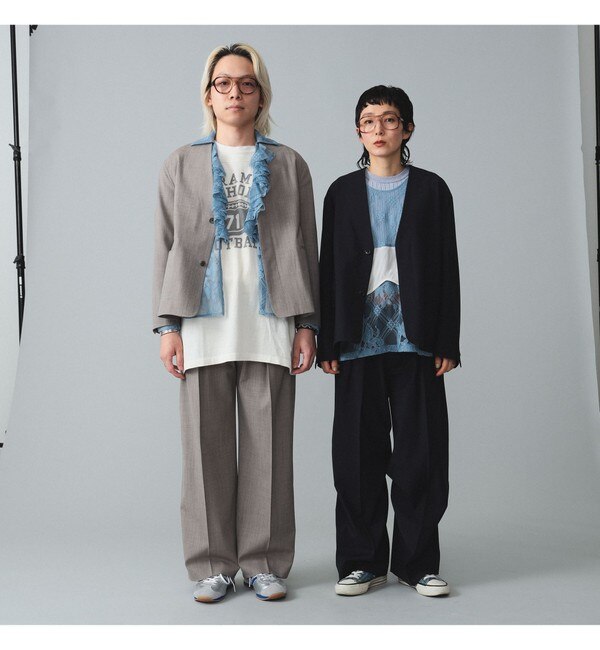 maturely / 2Way Stretch Tuck Slacks|BEAMS WOMEN(ビームス ウィメン