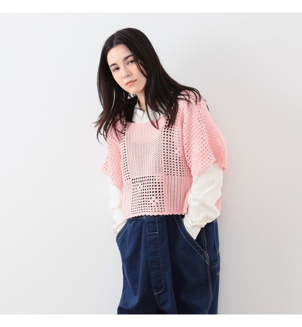 BEAMS BOY / ショート スクエアネック ベスト|BEAMS WOMEN(ビームス