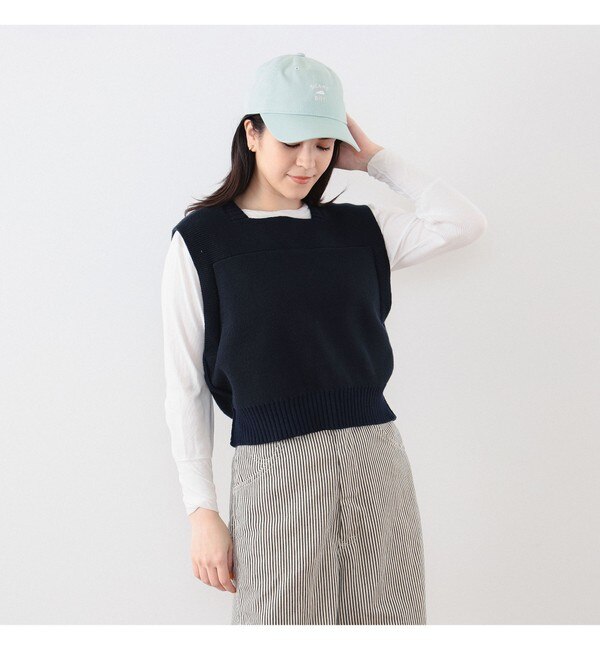 BEAMS BOY / 5ゲージ レッドクロス ベスト|BEAMS WOMEN(ビームス