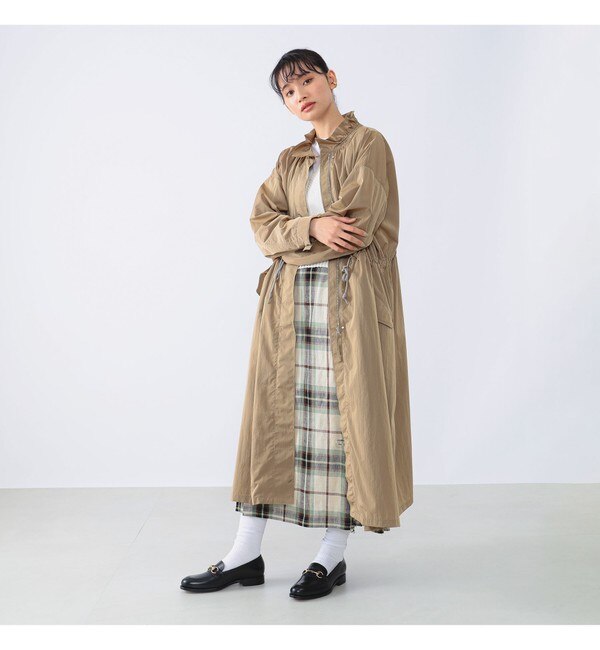 Demi-Luxe BEAMS / ナイロン ドロスト ライトコート|BEAMS WOMEN(ビームス ウィメン)の通販｜アイルミネ