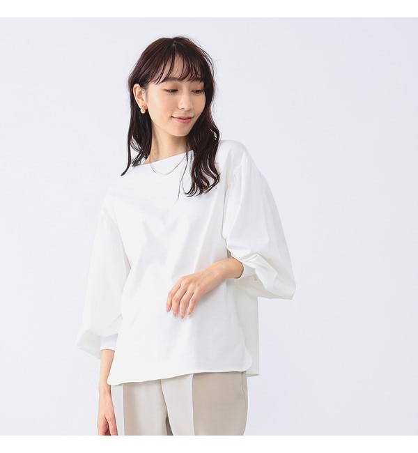 SLOANE / コットン天竺 ハーフスリーブ Tシャツ|BEAMS WOMEN(ビームス 