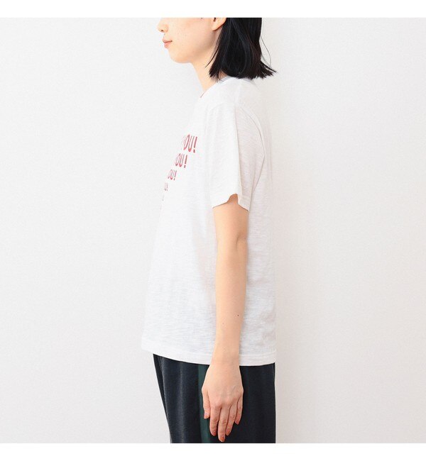 BEAMS BOY / ラインロゴ ショートスリーブ Tシャツ|BEAMS WOMEN