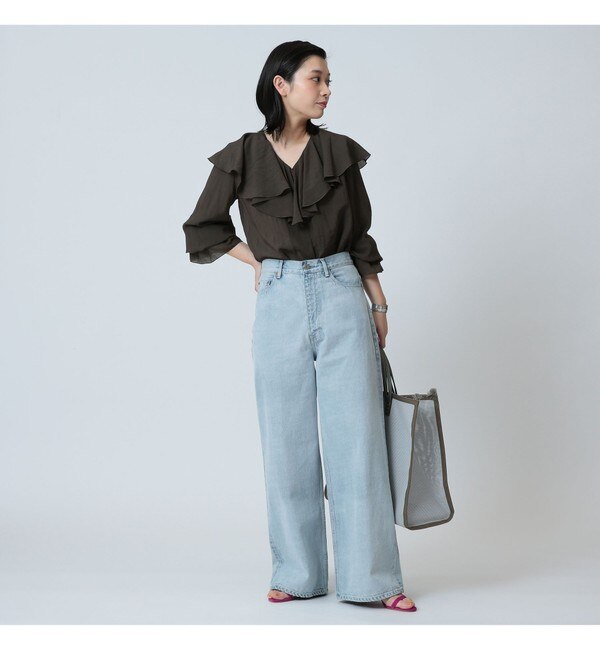 Demi-Luxe BEAMS / ラッフル ブラウス|BEAMS WOMEN(ビームス ウィメン