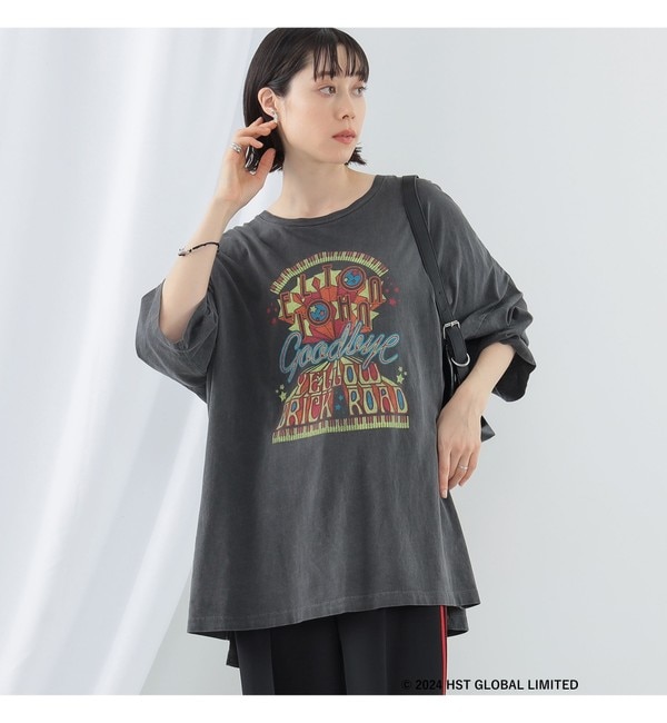 Ray BEAMS / ベロア フラワー プリント Tシャツ|BEAMS WOMEN(ビームス 