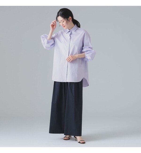 EFFE BEAMS / コットン オーバーサイズ シャツ|BEAMS WOMEN(ビームス