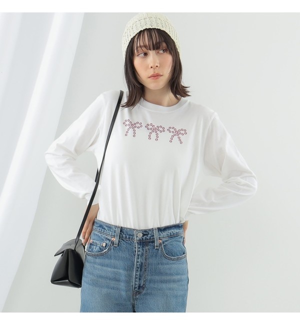 Ray BEAMS / ボリューム スリーブ キリカエ Tシャツ|BEAMS WOMEN