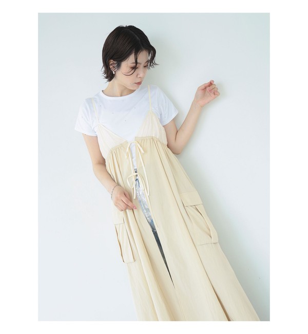 maturely / Nylon and Ripstop Escargot Dress|BEAMS WOMEN(ビームス