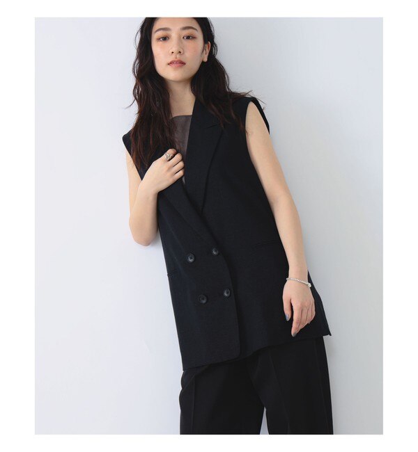 Demi-Luxe BEAMS / リネン混 ジレ|BEAMS WOMEN(ビームス ウィメン)の 