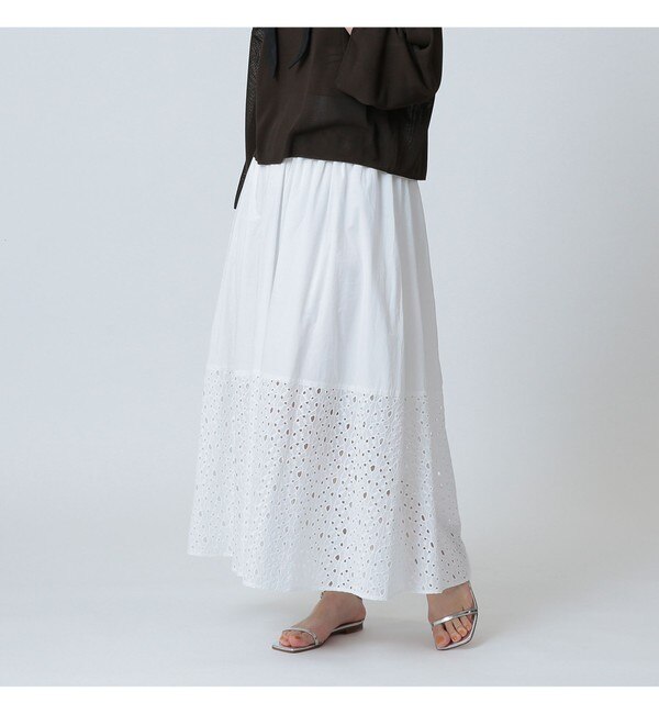 【最新作100%新品】Demi-Luxe BEAMS / ヨーク ギャザースカート スカート