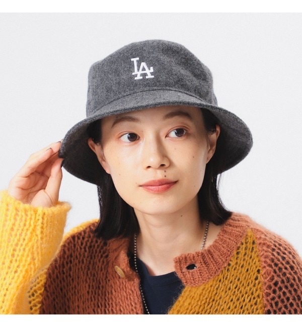 NEW ERA / 別注 NYY メルトン バケットハット|BEAMS WOMEN(ビームス ウィメン)の通販｜アイルミネ