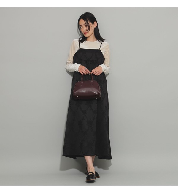ジャガード ギャザー キャミ ワンピース|BEAMS WOMEN(ビームス