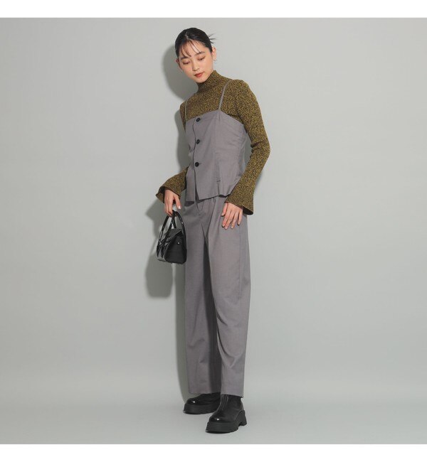 Ray BEAMS / キャミ レイヤード サロペット|BEAMS WOMEN