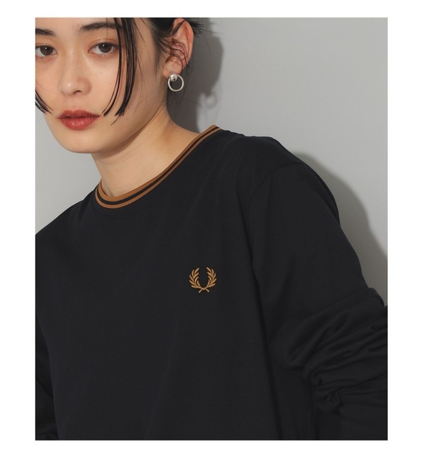 FRED PERRY / Twin Tipped Long Sleeve T-Shirt|BEAMS WOMEN(ビームス ウィメン)の通販｜アイルミネ