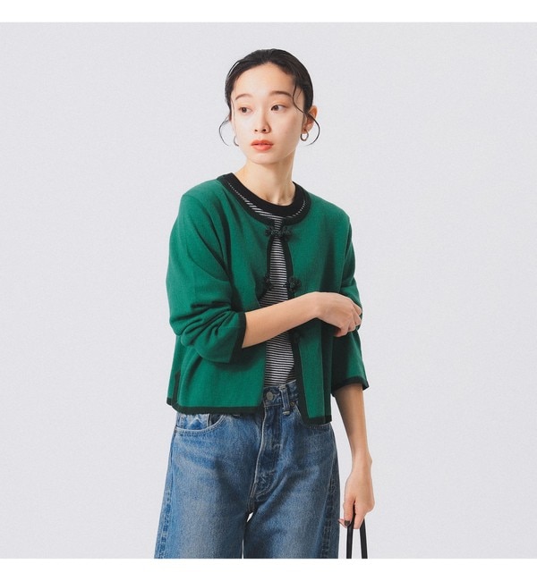 Demi-Luxe BEAMS / シルク 5分袖 タートルネックニット|BEAMS WOMEN(ビームス ウィメン)の通販｜アイルミネ