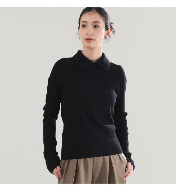 AURALEE / KID MOHAIR SHEER KNIT BOAT NECK PULLOVER|BEAMS WOMEN(ビームス  ウィメン)の通販｜アイルミネ