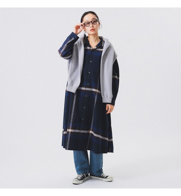 Demi-Luxe BEAMS / トリアセ レーススリーブ ワンピース 22FO|BEAMS WOMEN(ビームス ウィメン)の通販｜アイルミネ