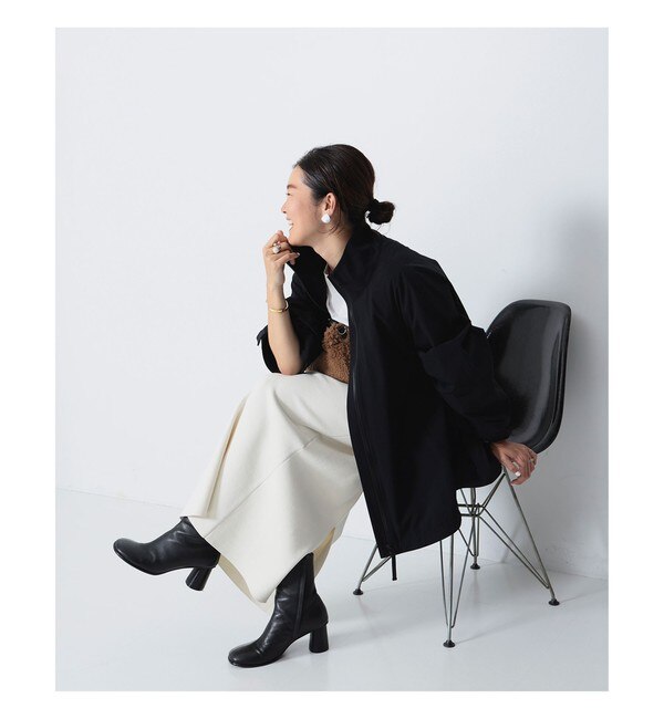 Demi-Luxe BEAMS(デミルクス ビームス)の【洗える】オーバースタンドブルゾン.M通販 | LEEマルシェ