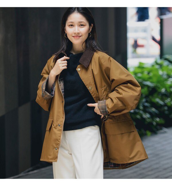 Barbour / 別注 ナイロンタッサー BEDALE ジャケット|BEAMS WOMEN(ビームス ウィメン)の通販｜アイルミネ