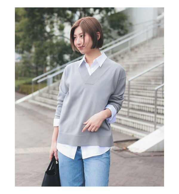 Ray BEAMS（レイビームス）の「FRED PERRY × Ray BEAMS / 別注 タータンチェック ニット（ニット/セーター）」 -  WEAR